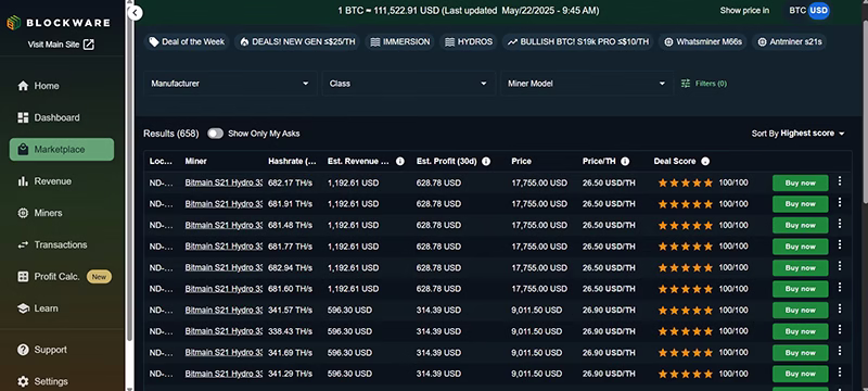 Bitcoin Marketplace